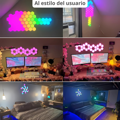 Luces Hexagonales RGB – ¡Ilumina, Crea y Sorprende!