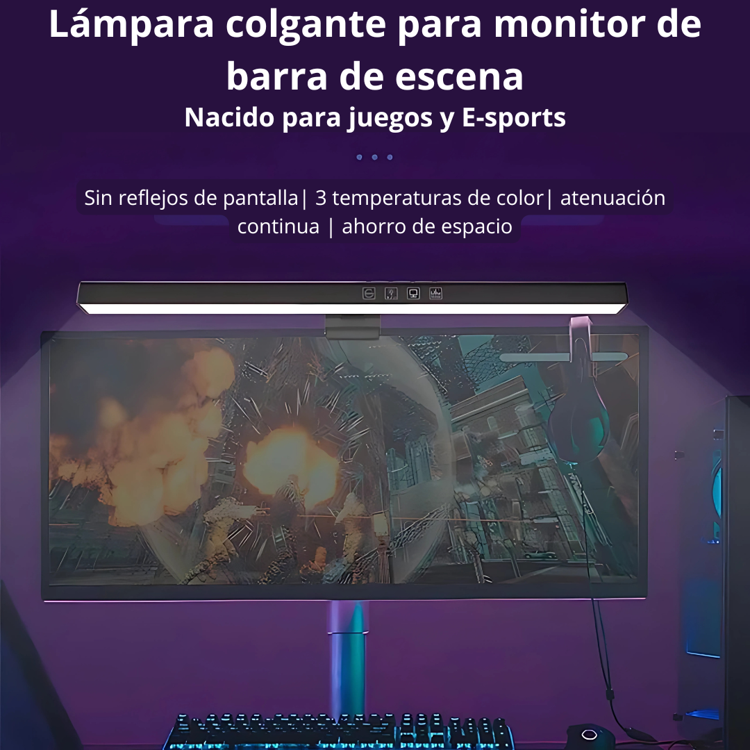 Luz paras monitor