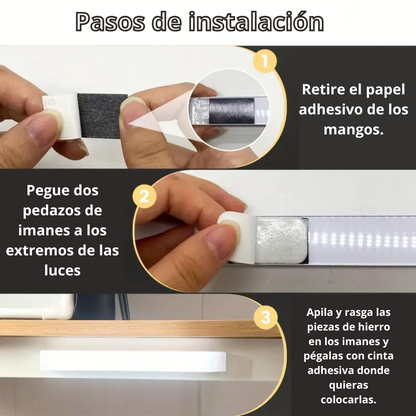 Luz led con sensor de movimiento