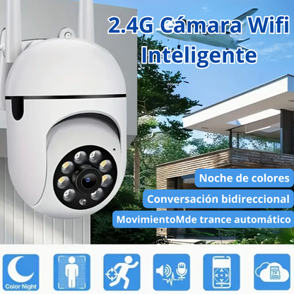 🔒 Cámara de Seguridad HD 1440P – Protección Total para Tu Hogar